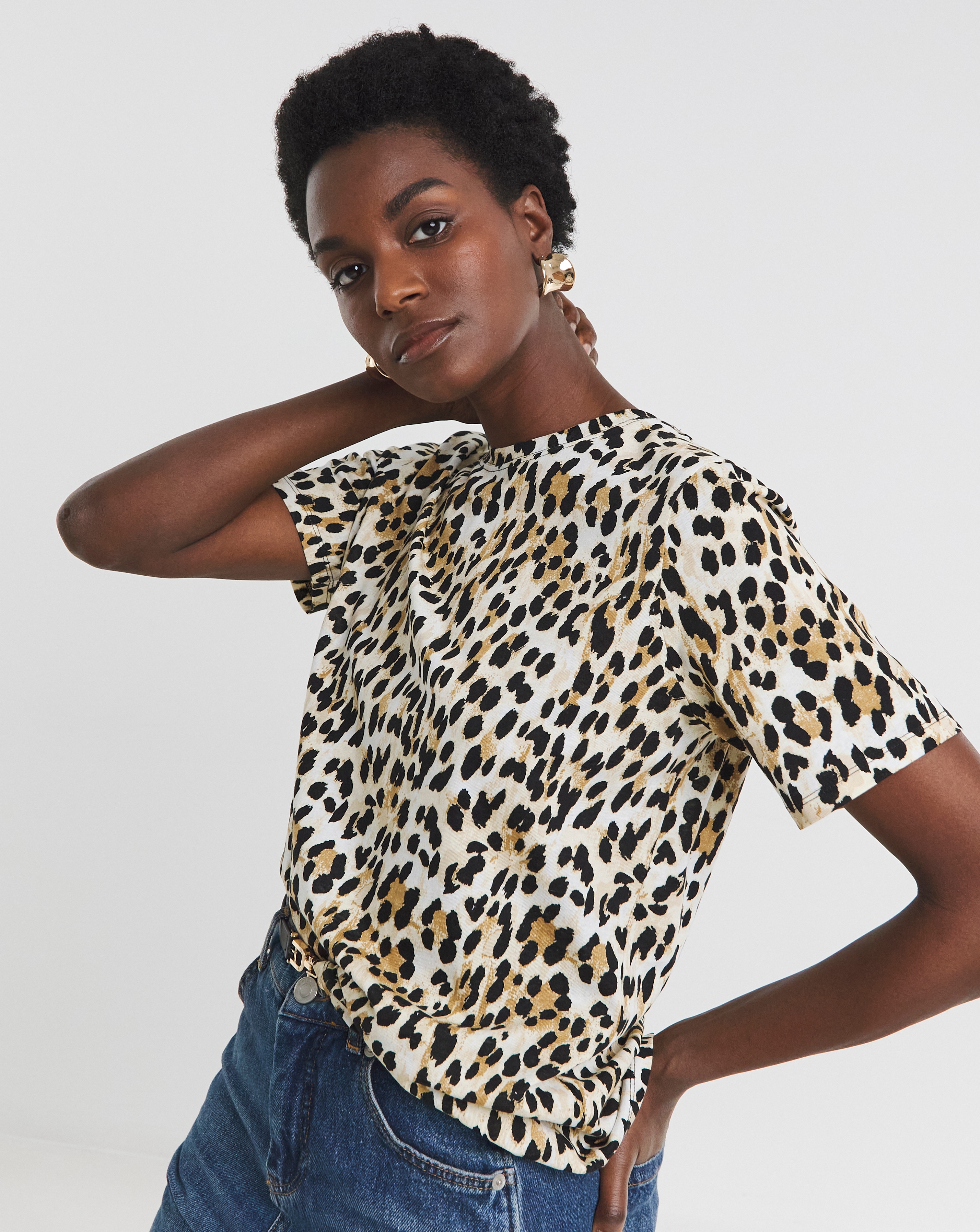 Leopard Printed T-Shirt