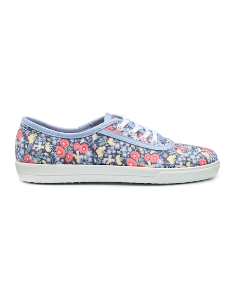 Hotter Mabel Wide Fit Canvas Lace-Up