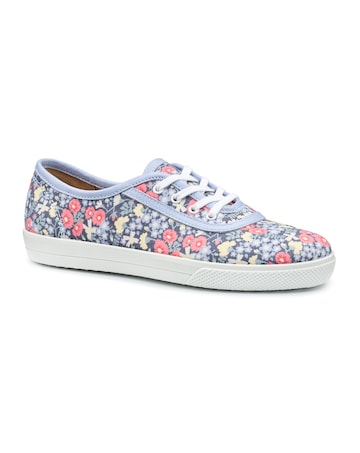 Hotter Mabel Wide Fit Canvas Lace-Up