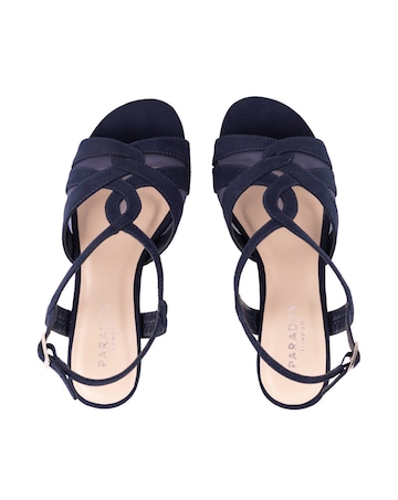 Paradox London Narelle Wide E Fit Block Heel Sandal