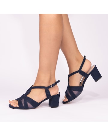 Paradox London Narelle Wide E Fit Block Heel Sandal