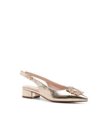 Paradox London Fortune Wide Fit Low Block Heels