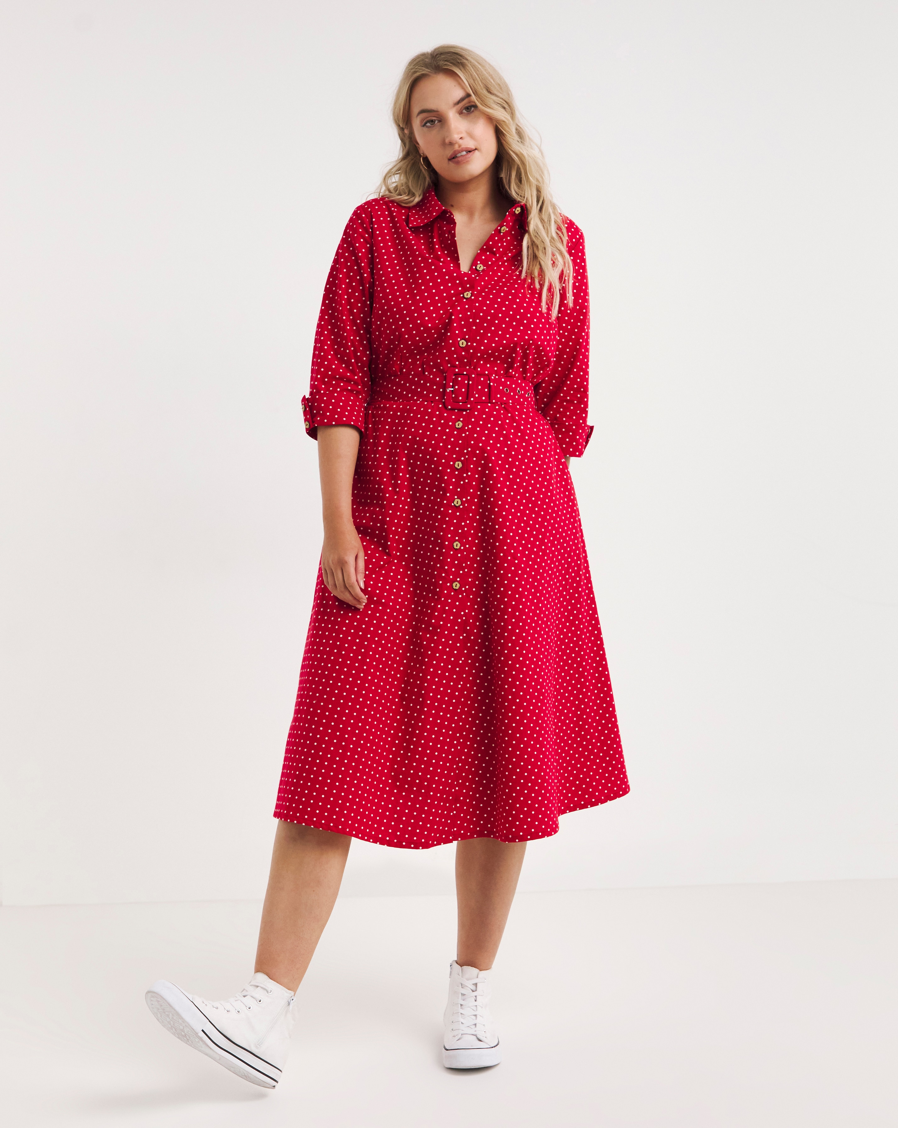 Joe Browns The Erin Midi Shirt Dress