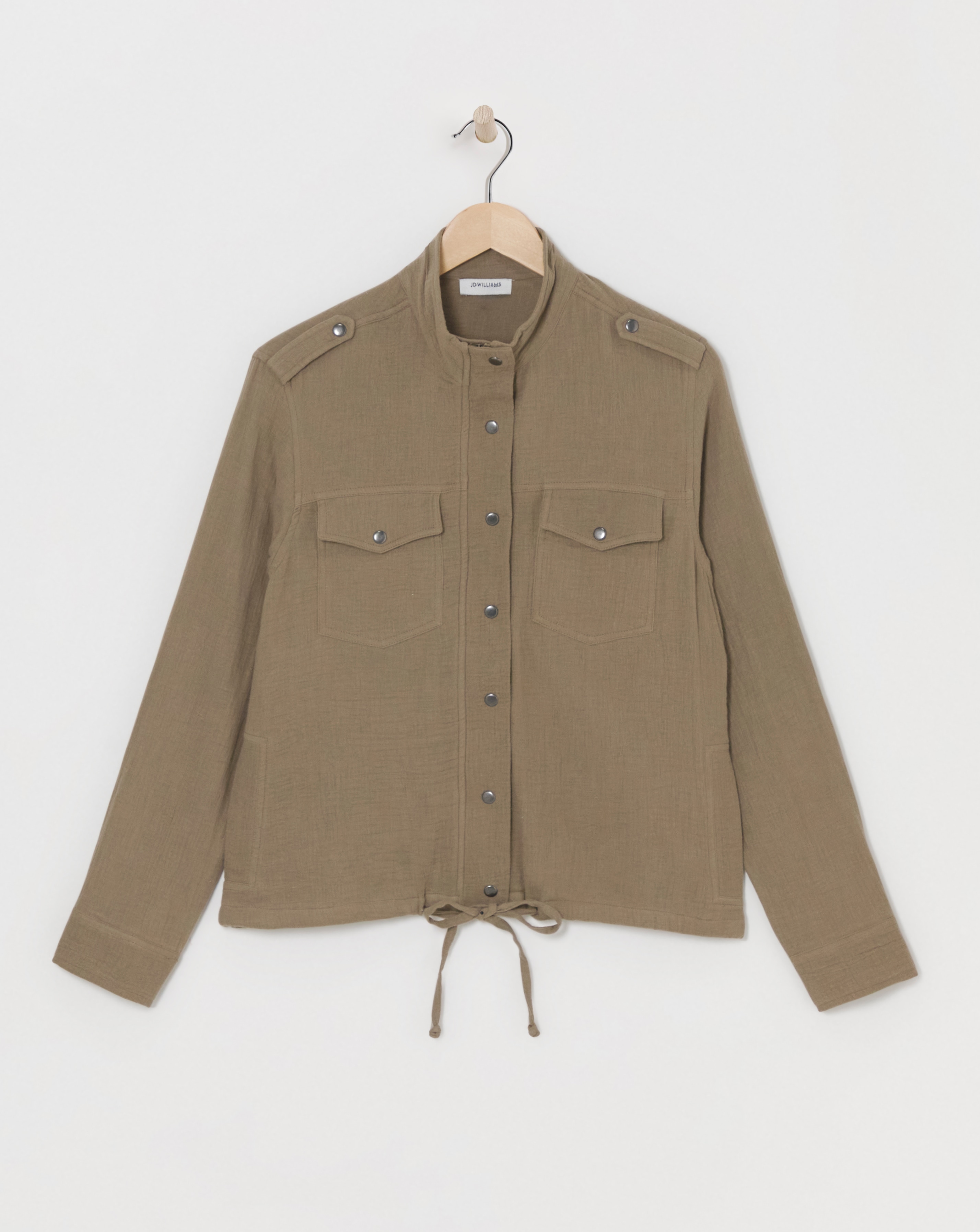 Truffle Textured Utility Jacket