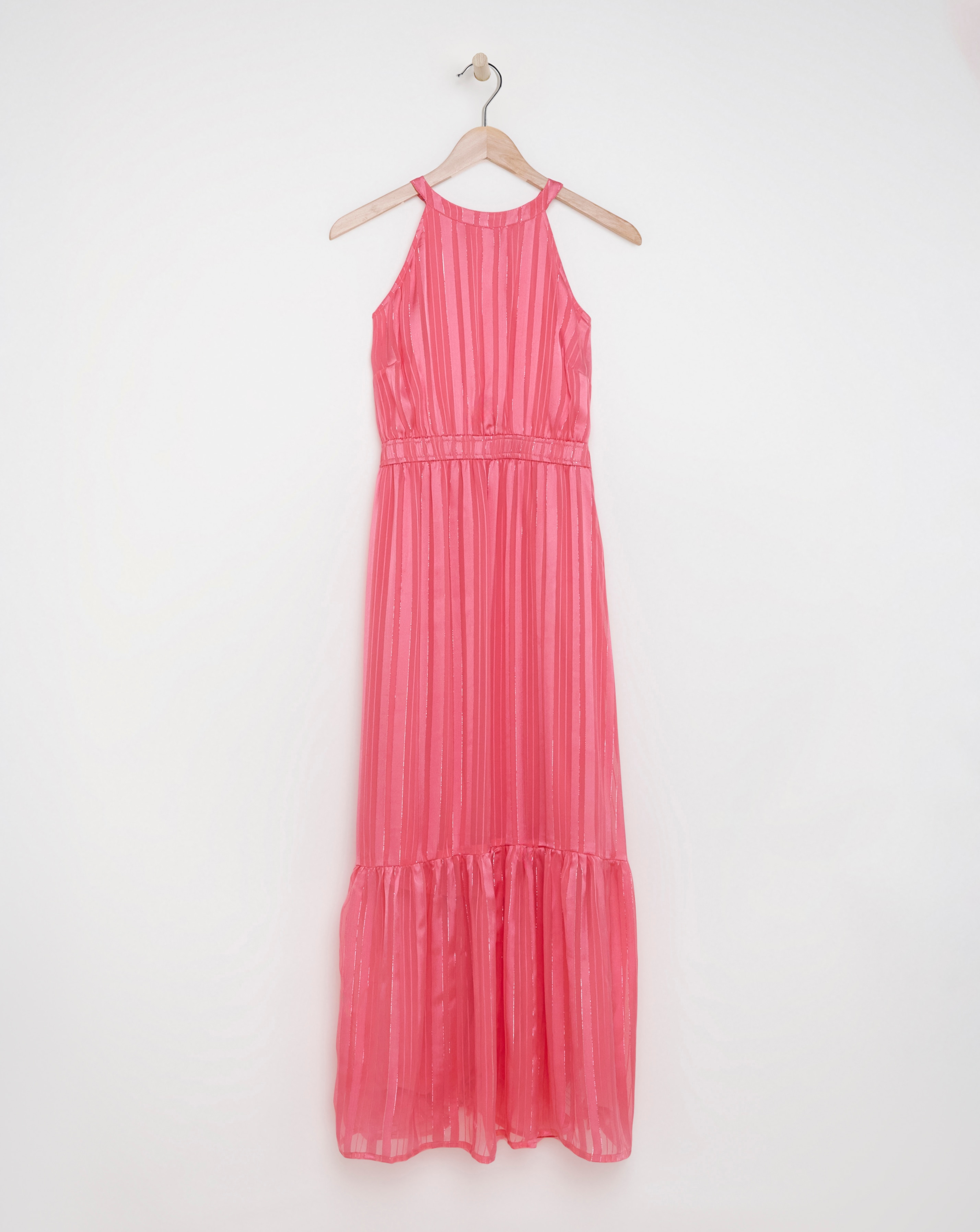 Boutique Halterneck Lurex Georgette Maxi