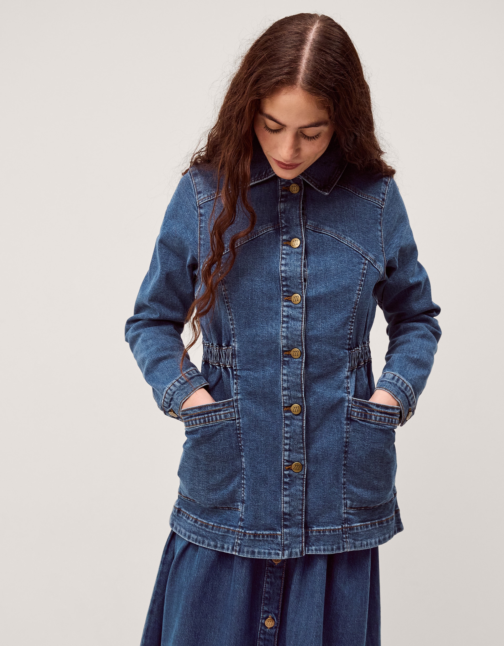 New In - Monsoon Mabel Longline Denim Jacket
