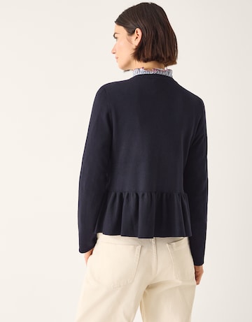 Monsoon Prune Peplum Cardigan