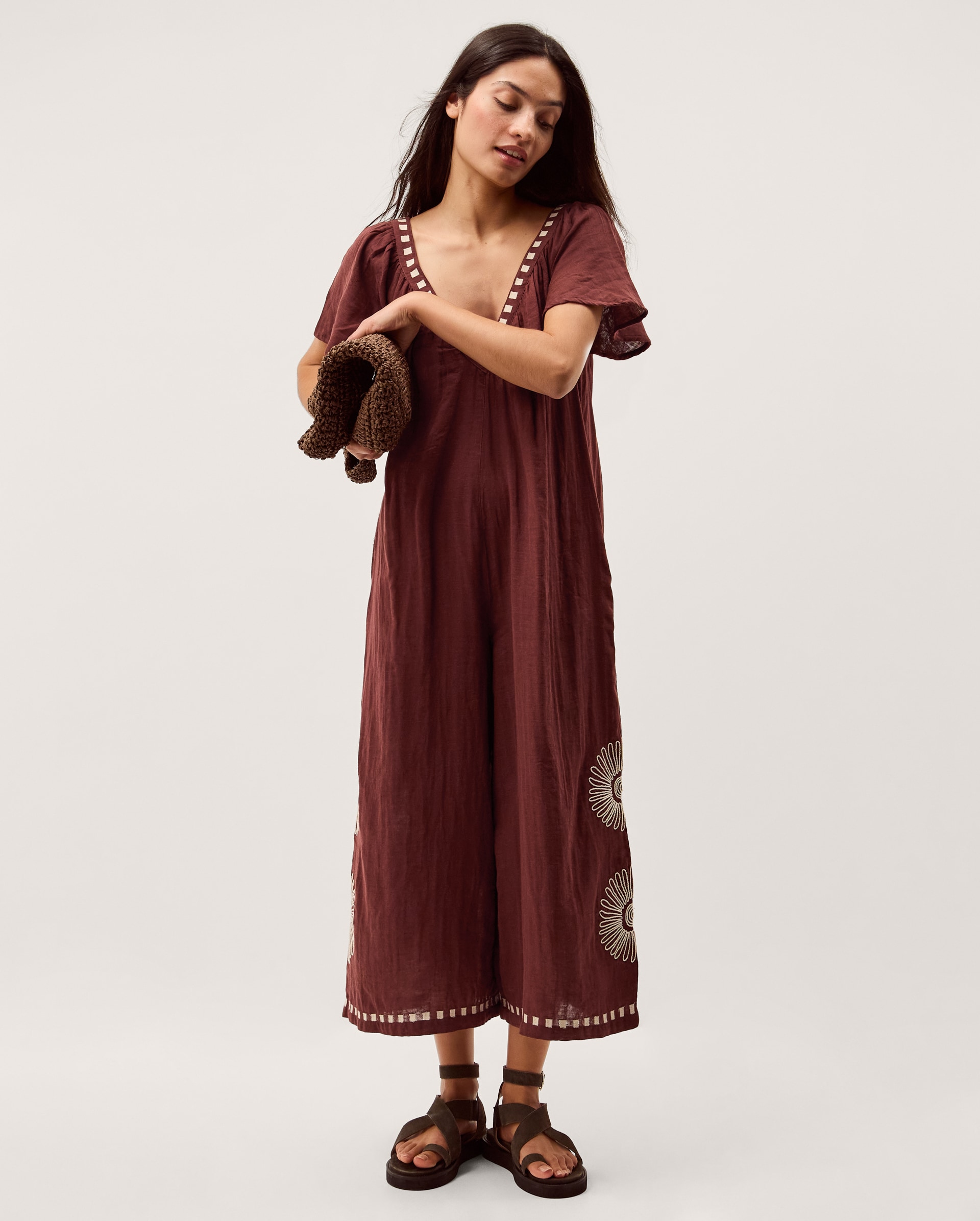 Monsoon Aurelia Cotton Jumpsuit