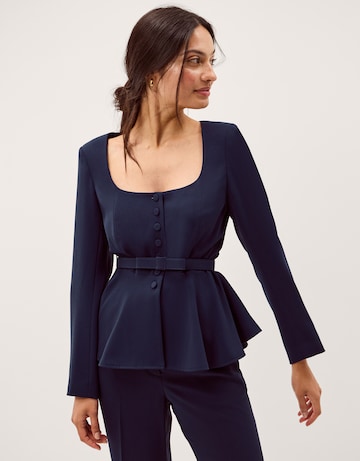 Monsoon Erin Belted Peplum Jacket