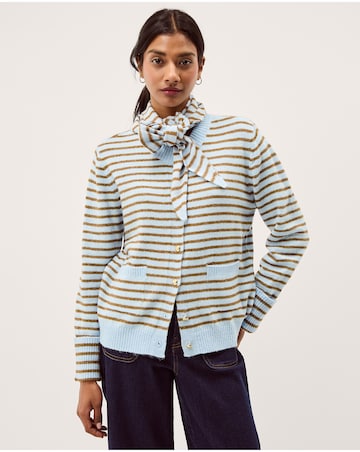 Monsoon Stripe Cardigan & Scarf