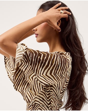 Monsoon Pippa Animal Print Midi Dress