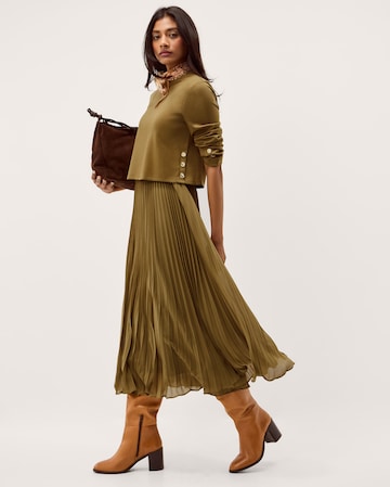 Monsoon Penny Pleated Midi Dress