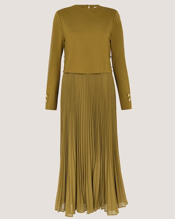 Monsoon Penny Pleated Midi Dress