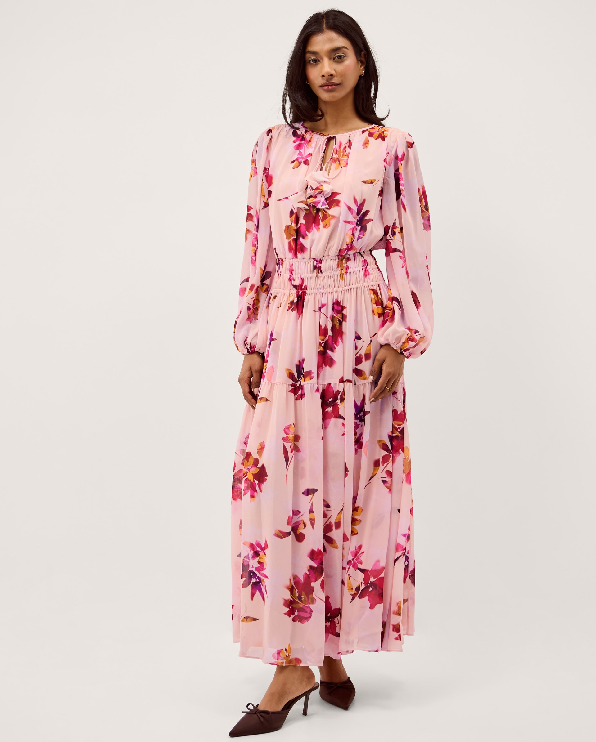 New In - Monsoon Mabel Floral Maxi Dress