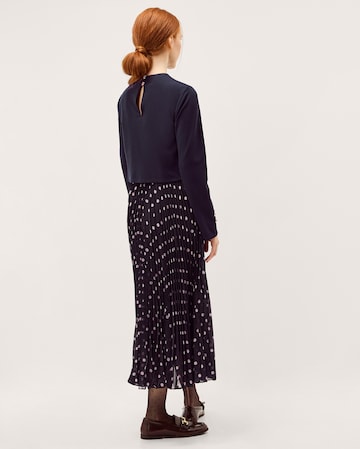 Monsoon Daisy Spot Pleated Midi Dress