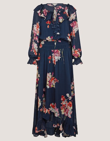 Monsoon Amber Floral Ruffle Maxi Dress