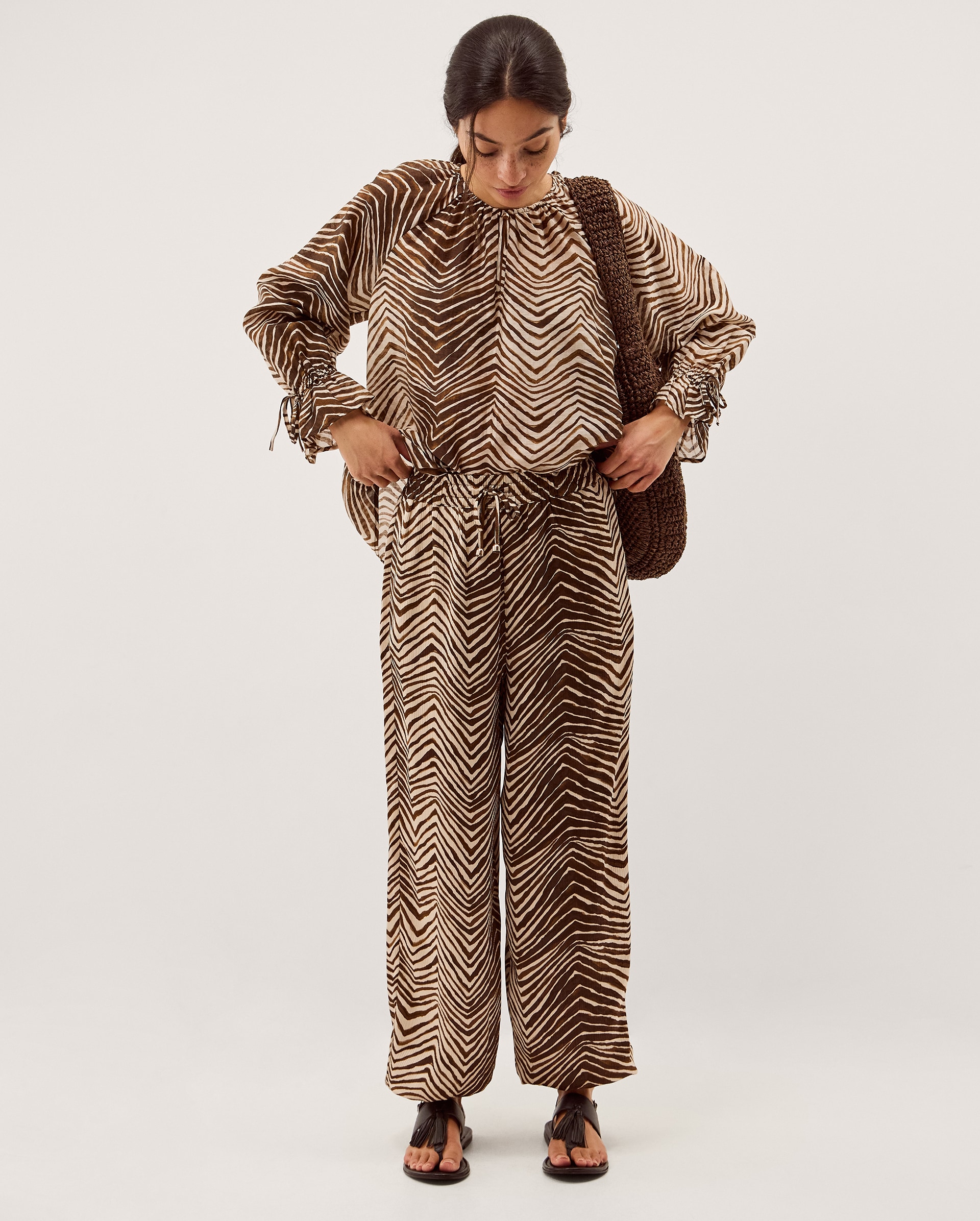 Monsoon Pippa Animal Harem Trousers