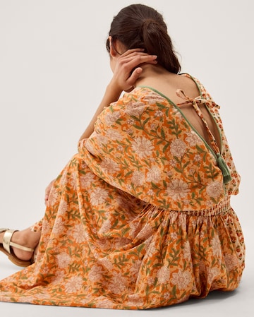 Monsoon Carris Plunge Floral Midi Dress