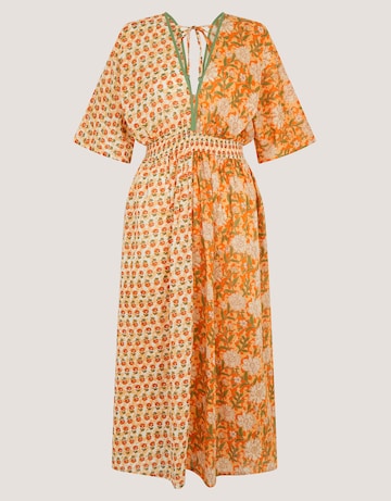 Monsoon Carris Plunge Floral Midi Dress