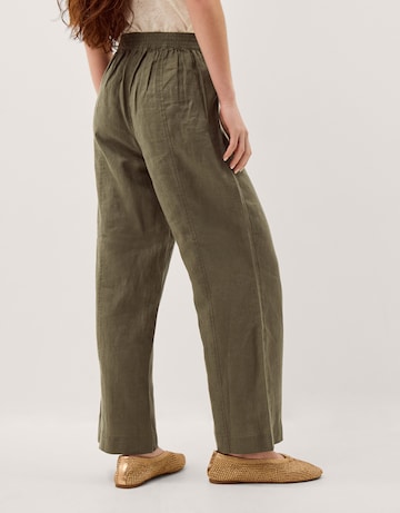 Monsoon Lucy Straight Leg Linen Trousers