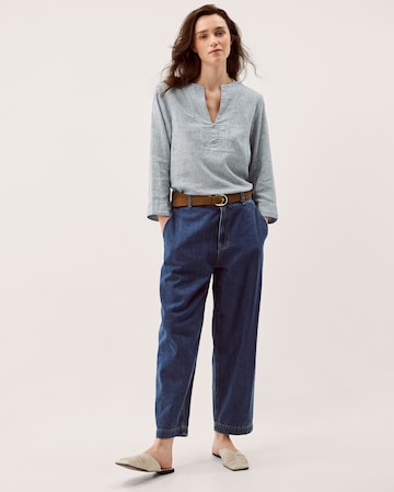 Monsoon Alexis Stripe Linen-Blend Top