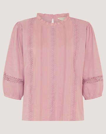 Monsoon Lorna 3/4 Sleeve Lace Top