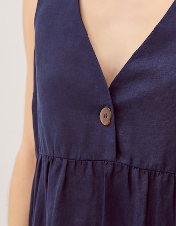 Monsoon Posey Linen Midi Dress