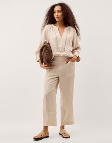 Monsoon Lucy Straight Leg Linen Trousers