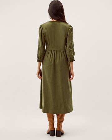 Monsoon Sara Smocked Corduroy Midi Dress