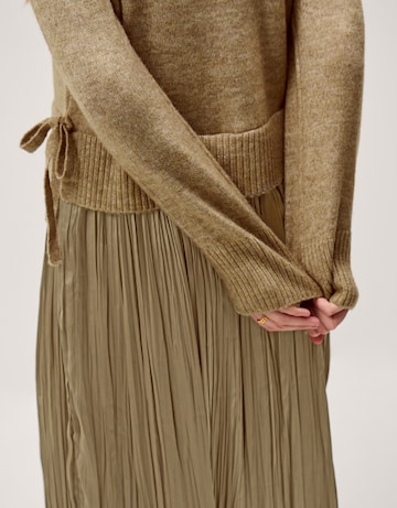 Monsoon Nayla Jumper Pleated Midi Dress