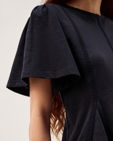 Monsoon Tate Lace Trim Jersey T-Shirt