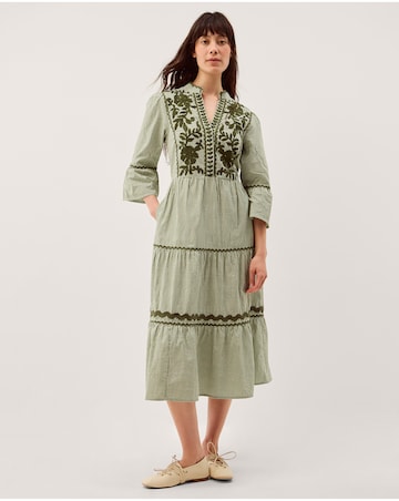 Monsoon Gaia Gingham Midi Dress