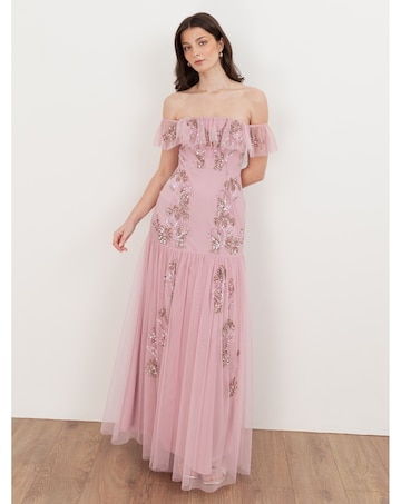 Maya Deluxe Embellished Dress