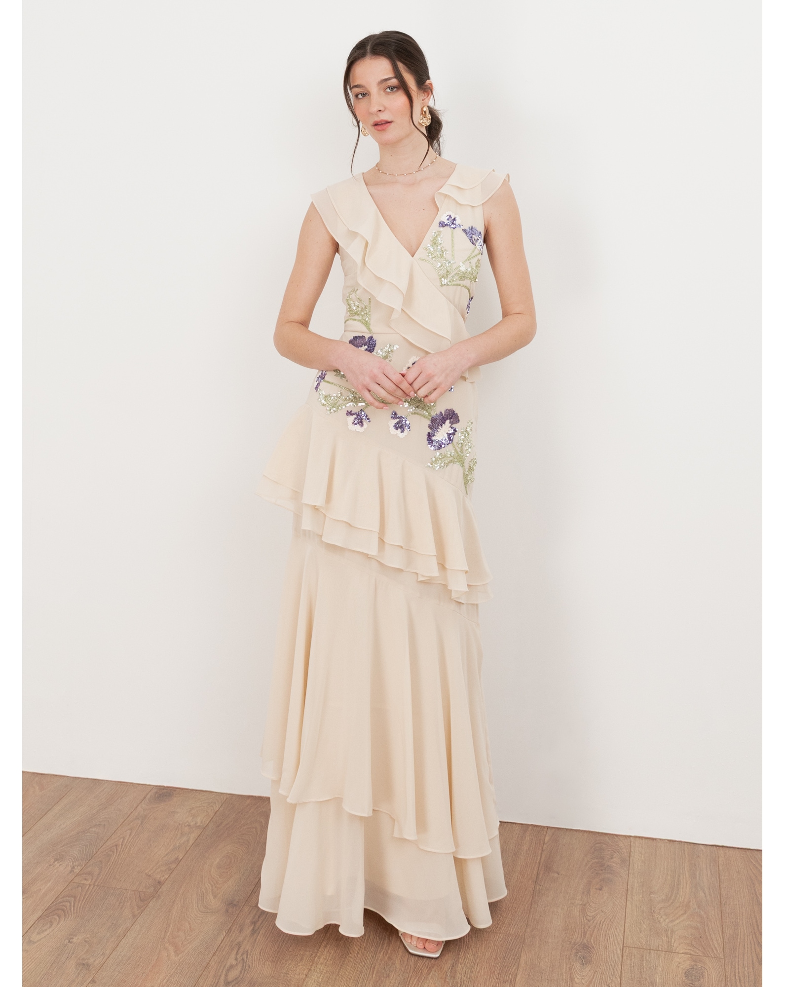 Maya Deluxe Embellished Dress