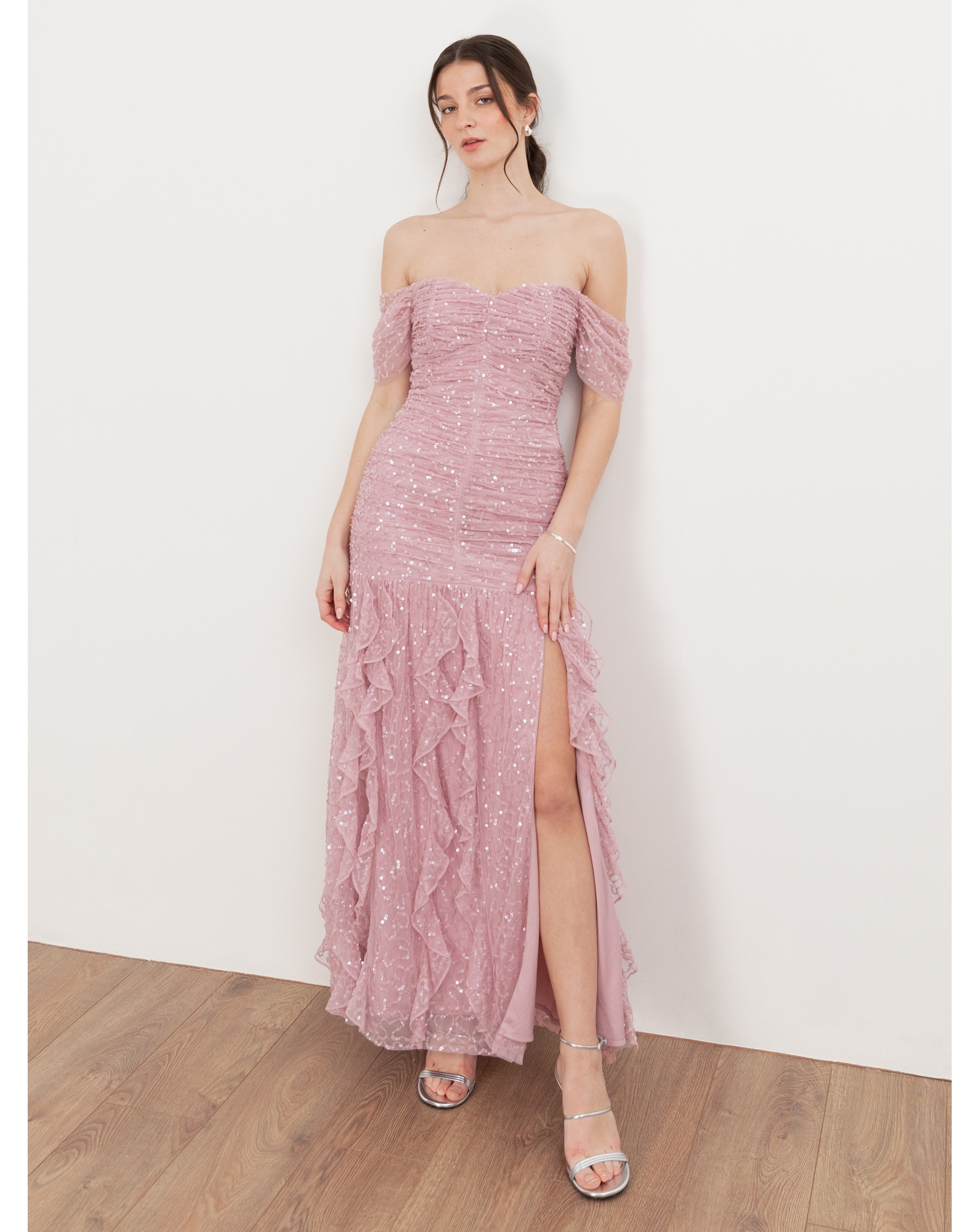 Maya Deluxe Sequined Dress