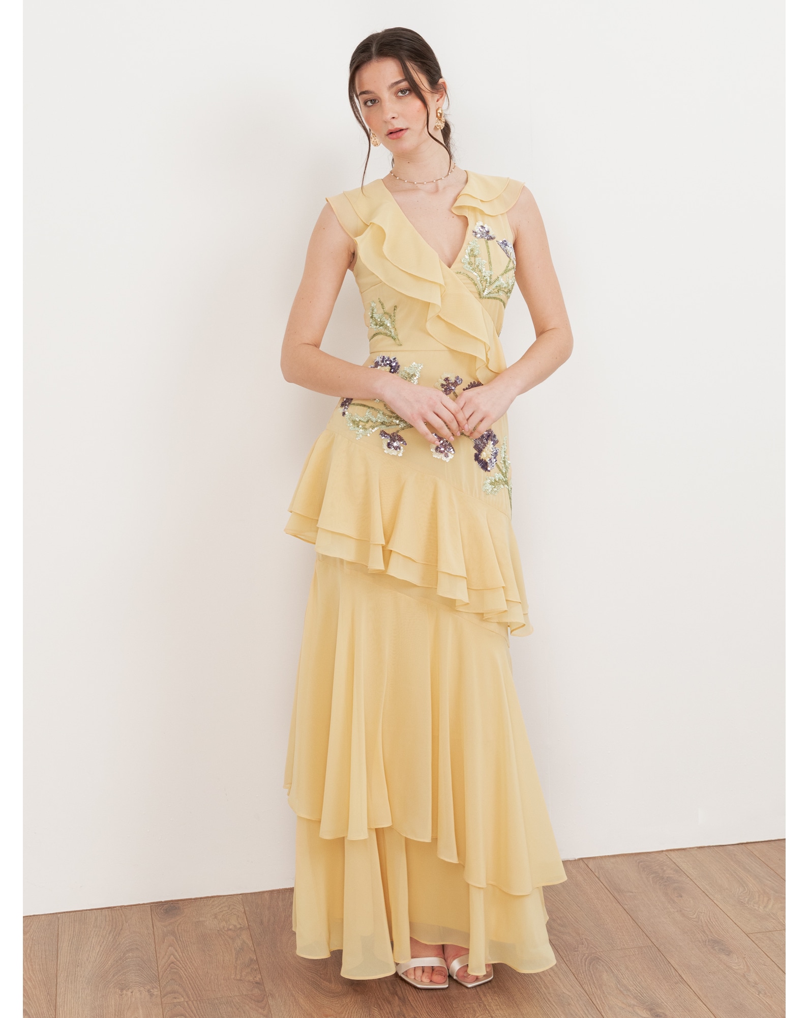 Maya Deluxe Embellished Dress