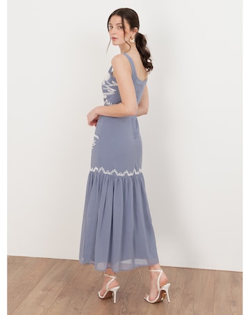 Maya Deluxe Embroidered Dress