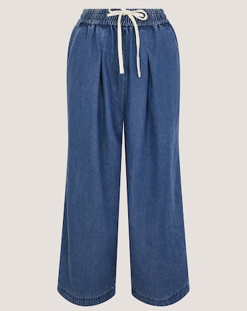 Monsoon Rhea Tie Front Denim Trousers