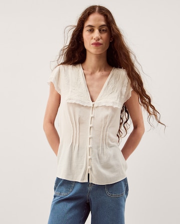 Monsoon Frannie Square Collar Top