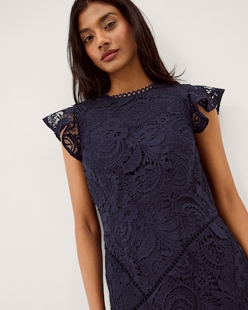 Monsoon Gina Floral Lace Midi Dress