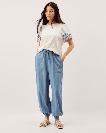 Monsoon Bree Broderie Sleeve T-Shirt