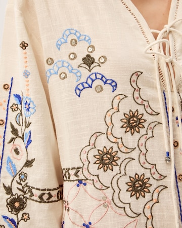 Monsoon Julie Embroidered Midi Kaftan