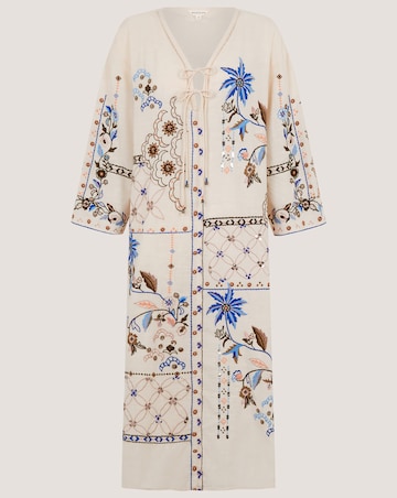 Monsoon Julie Embroidered Midi Kaftan