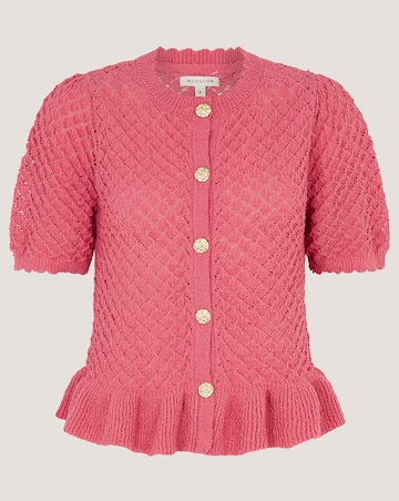 Monsoon Shea Short Sleeve Cardigan
