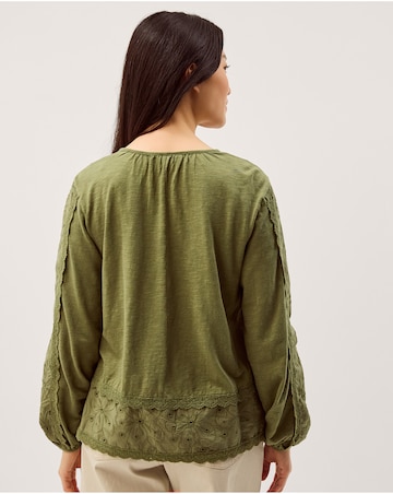 Monsoon Joss Floral Jersey Top