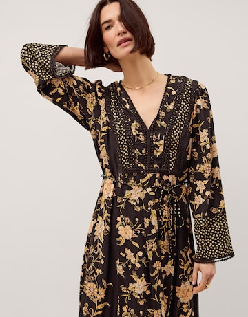 Monsoon Rosaleigh Floral Midi Dress