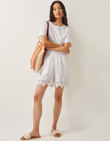 Monsoon Lara Floral Embroidered Shorts