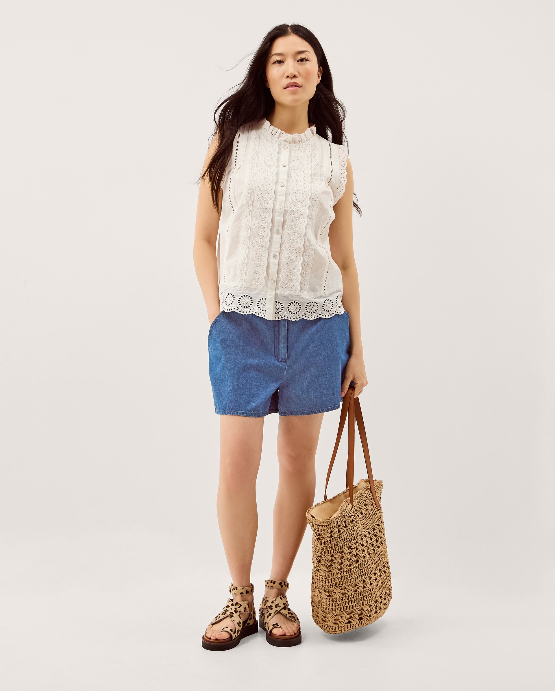 New In - Monsoon Cece Denim Shorts
