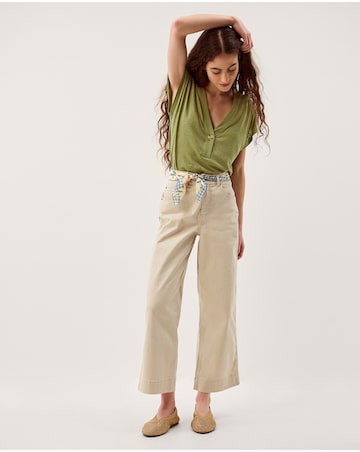 Monsoon Lucy Linen Blend T-Shirt