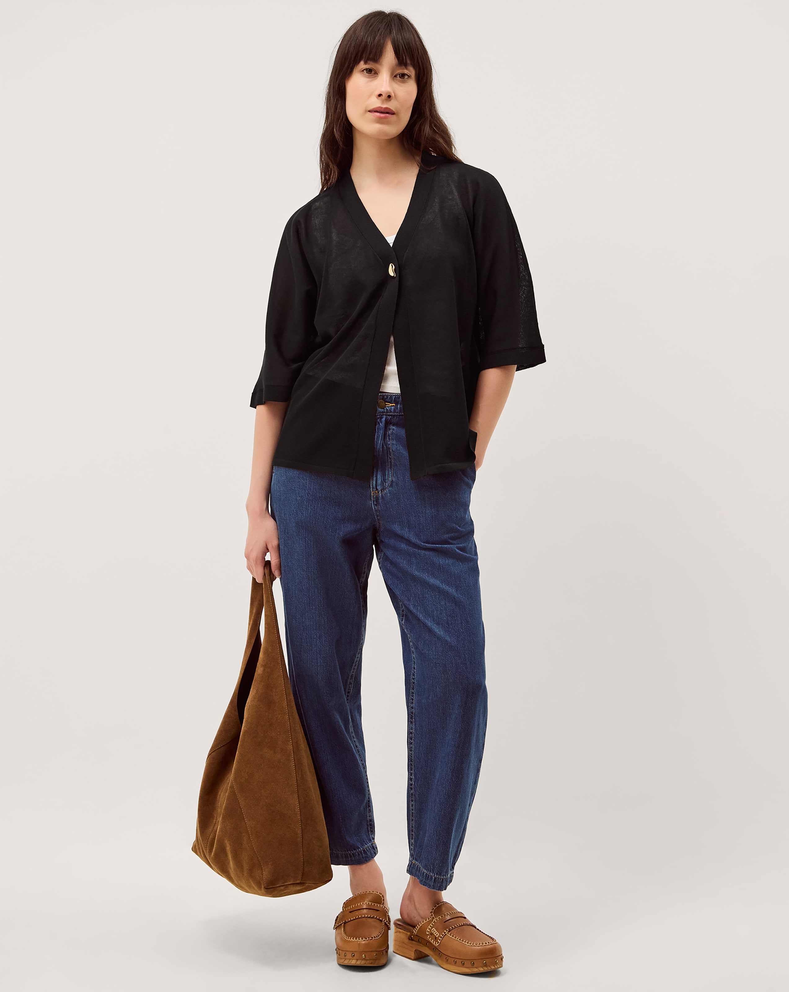 New In - Monsoon Beth Short Sleeve Cardigan